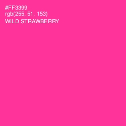 #FF3399 - Wild Strawberry Color Image